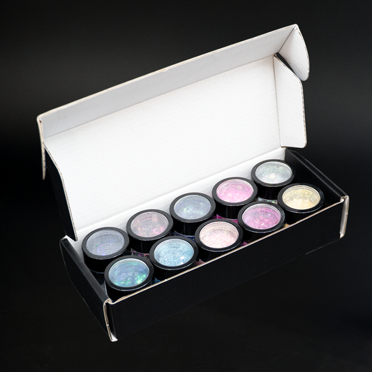 Resi Chunky Glitter Colour Wave 5g 10 Pack - Resi Art