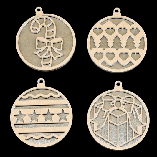 Holiday Creation Ornament Template - Resi Art