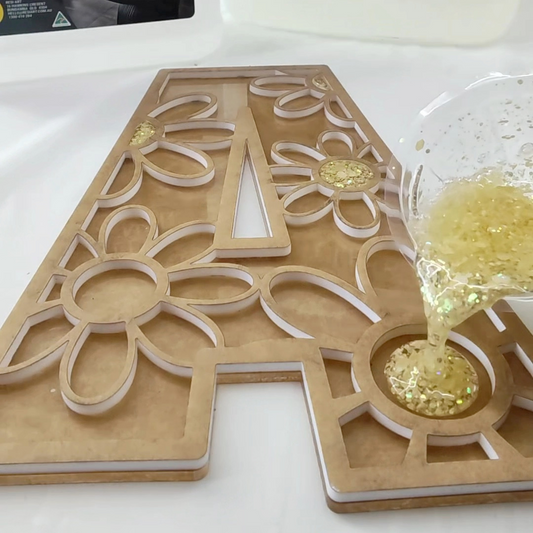 Floral Alphabet Large - Resi Art