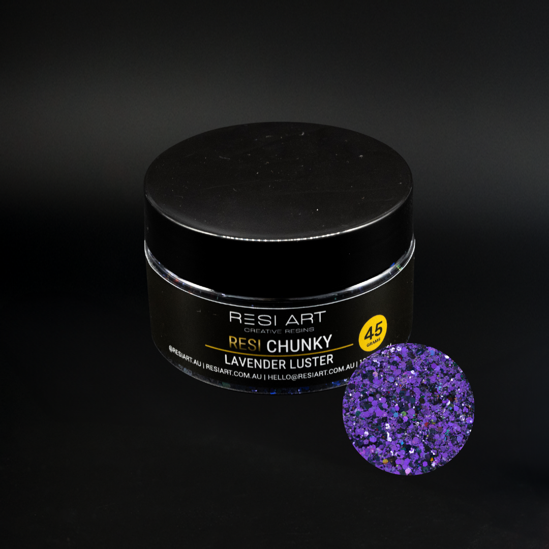 Resi Chunky Glitter 45g - Lavender Luster - Resi Art