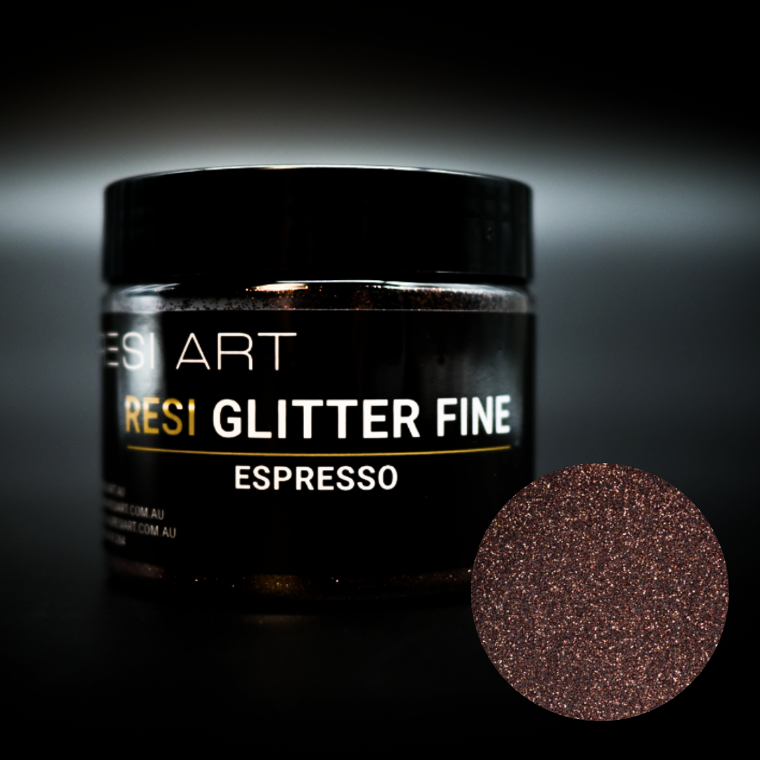 Resi Glitter Fine - Espresso - Resi Art