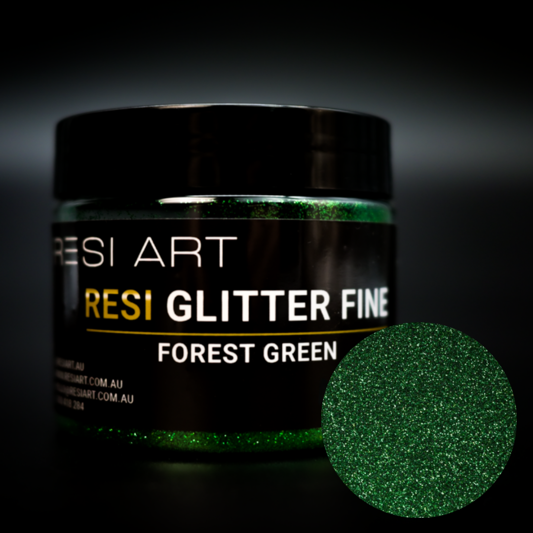Resi Glitter Fine - Forest Green - Resi Art