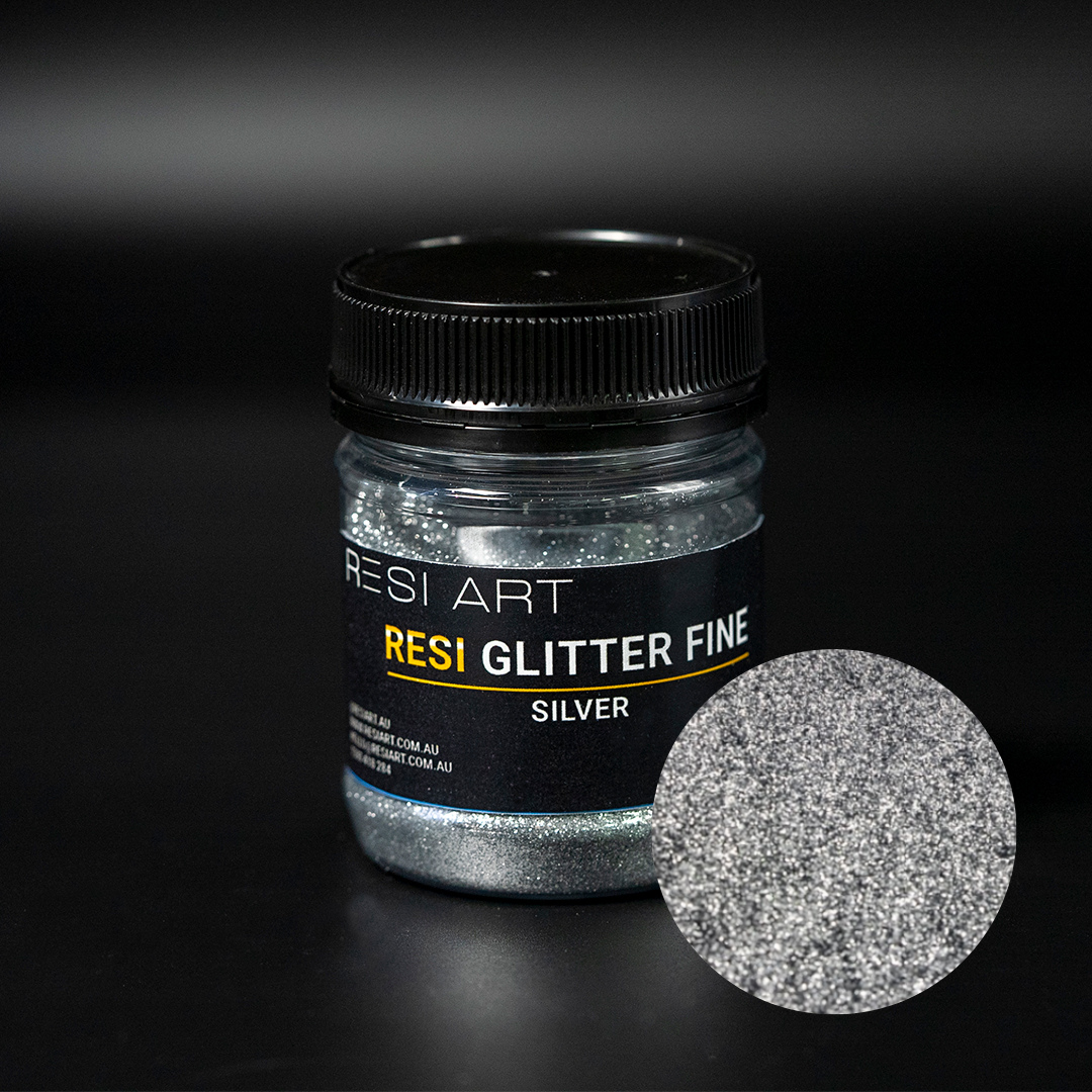 Resi Glitter Fine - Silver - Resi Art