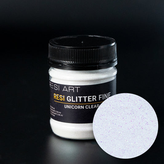 Resi Glitter Fine - Unicorn Clear - Resi Art
