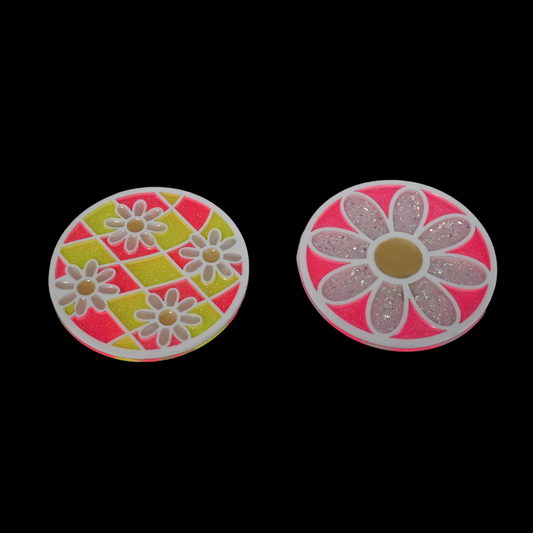 Daisy Coaster Template - Resi Art