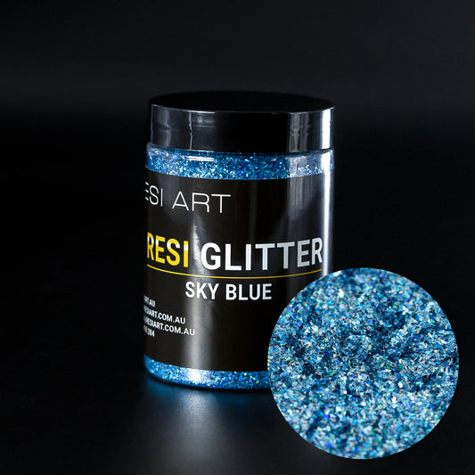 Resi Glitter - Sky Blue - Resi Art
