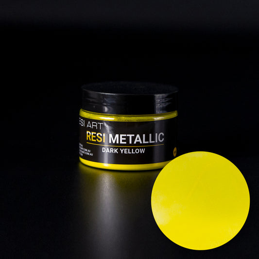 Resi Metallic - Dark Yellow - Resi Art