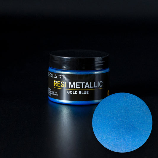 Resi Metallic - Gold Blue - Resi Art
