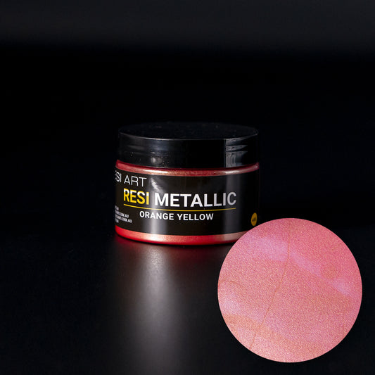 Resi Metallic - Orange Yellow - Resi Art