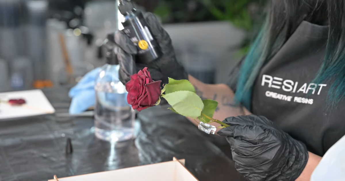 Resi Art Valentine's Series Ep.1: Preserving a Red Rose in Deep Cast