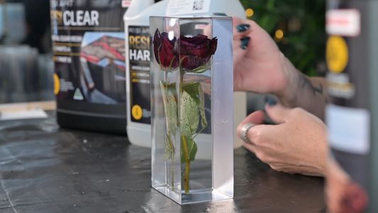 Res Art Valentine's Series Ep.2: Troubleshooting a Red Rose in Deep Cast