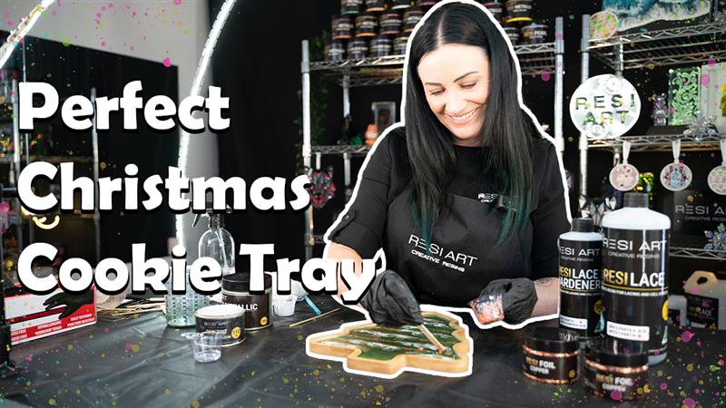Christmas Tree Resin Tray: A Festive DIY