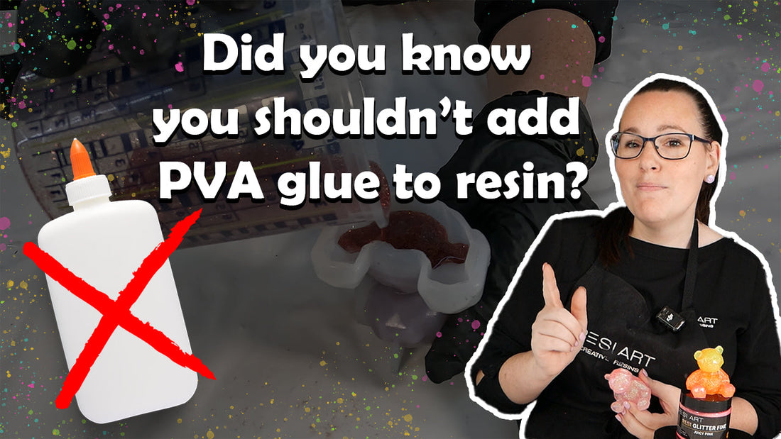Stop Using Glue in Resin! The Right way to keep your glitter from sinking