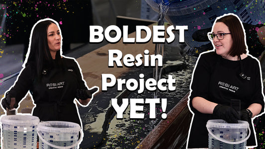 Pouring Litres of Resin Into This Console Table... Was It Worth It?