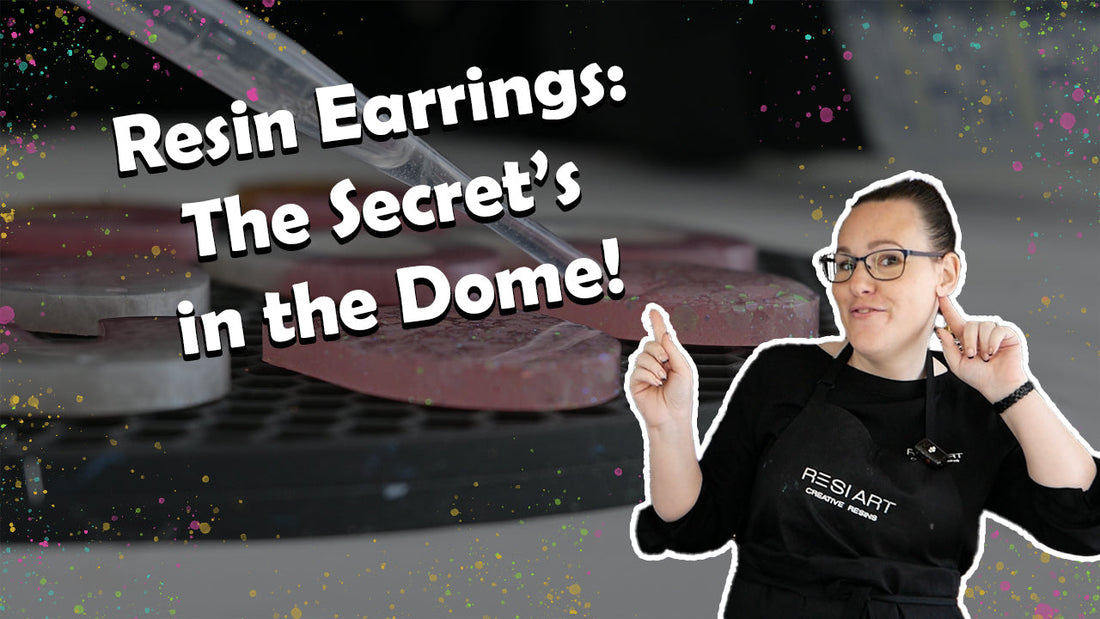 Flawless Resin Earrings: Cast and Dome Like a Pro