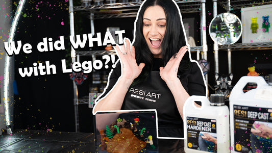 Turning LEGO Into a Resin Time Capsule