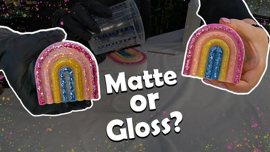 How to Top coat Resin Art for a Perfect Finish (Matte vs Gloss)