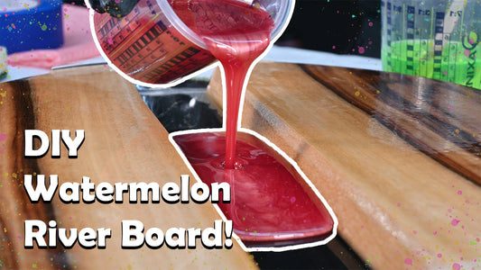 Resin River Board Tutorial - Watermelon Edition 🍉