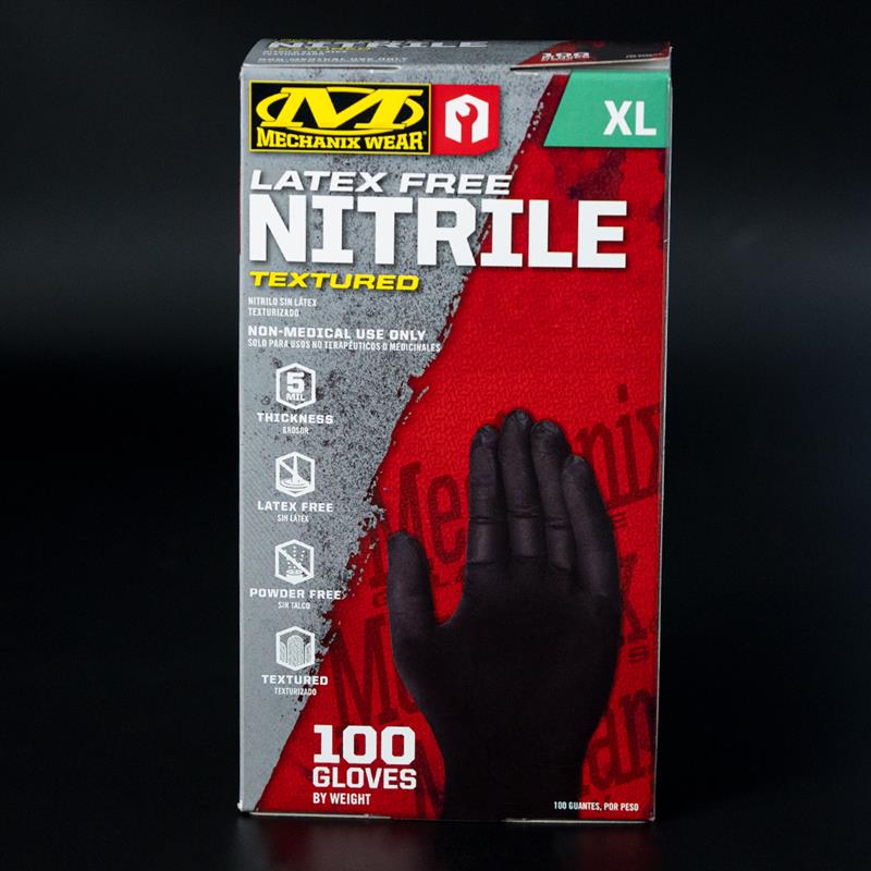 Nitrile Blax Disposable Gloves XL - 100 Gloves - Resi Art