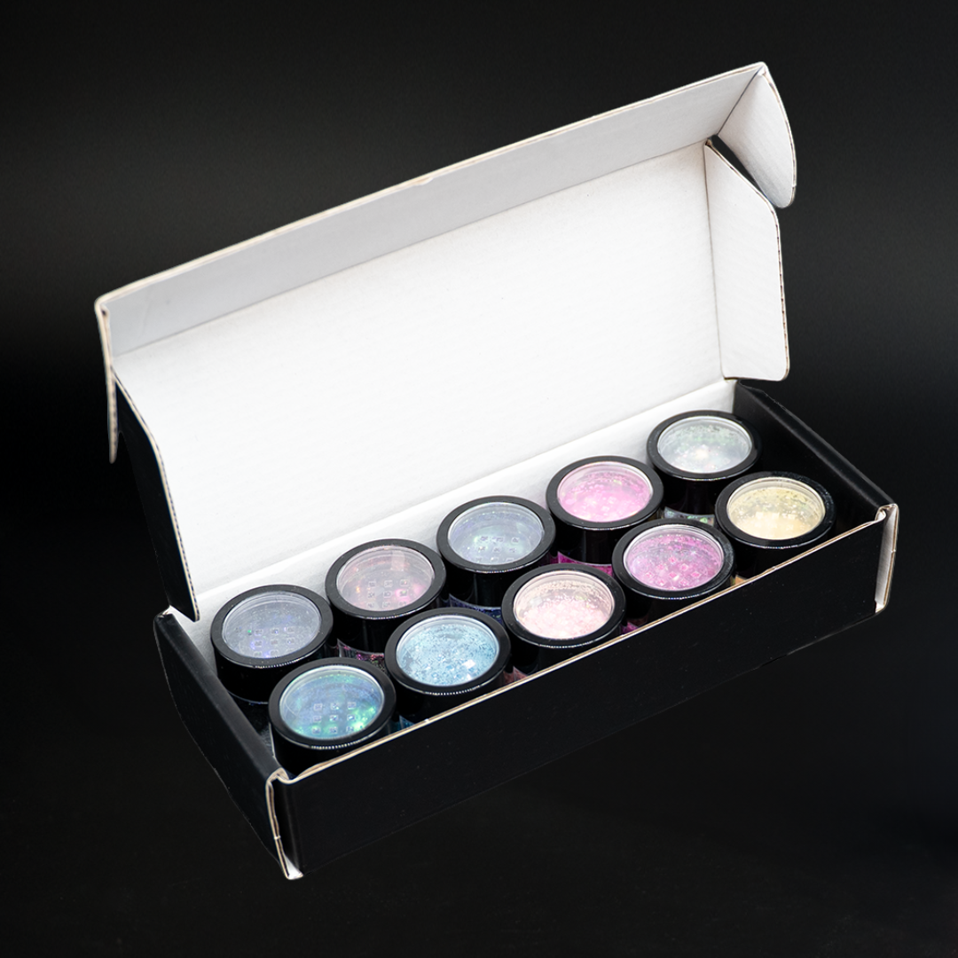 Resi Chunky Glitter Colour Wave 5g 10 Pack