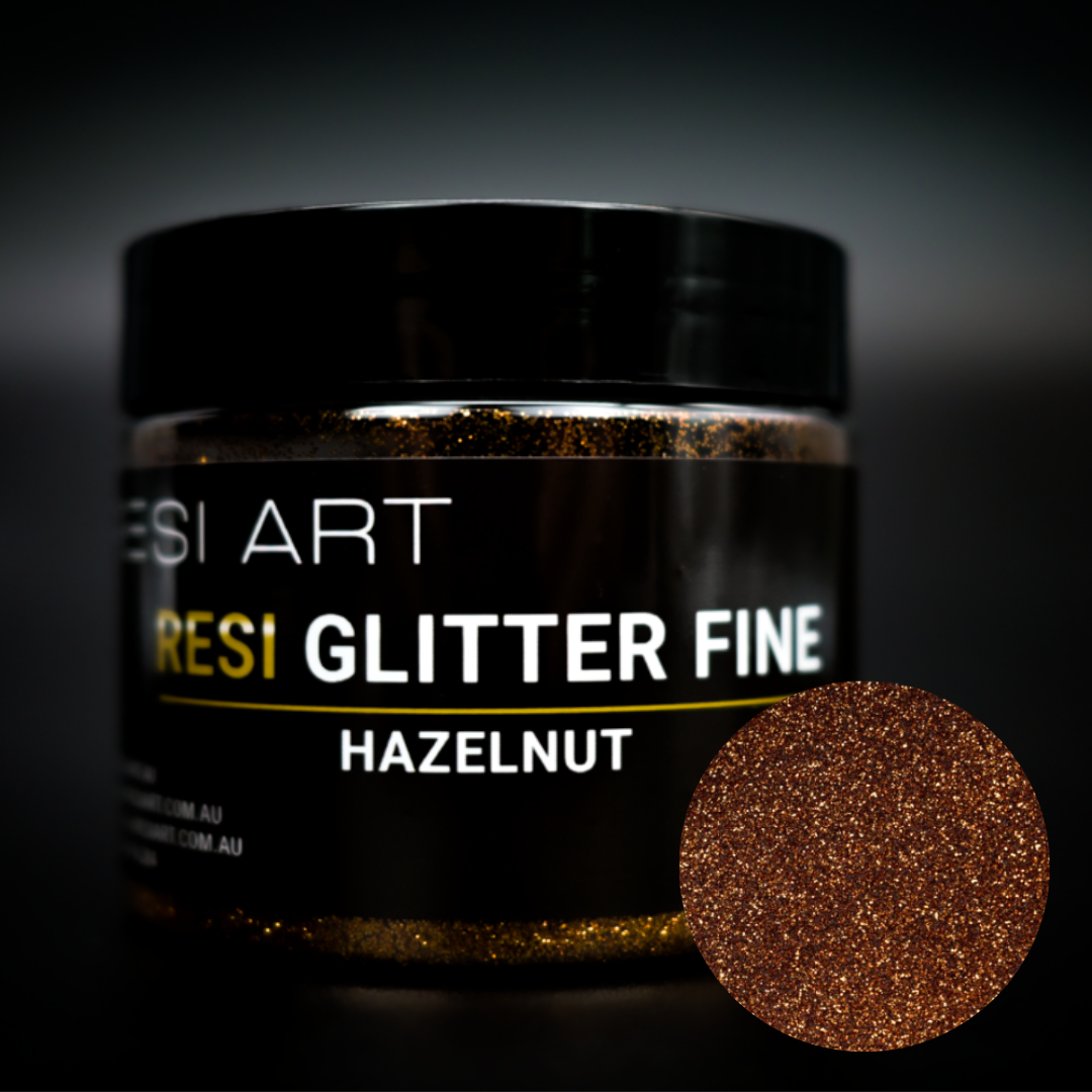 Resi Glitter Fine 100g - Hazelnut