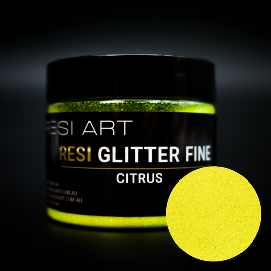 Resi Glitter Fine 100g - Citrus