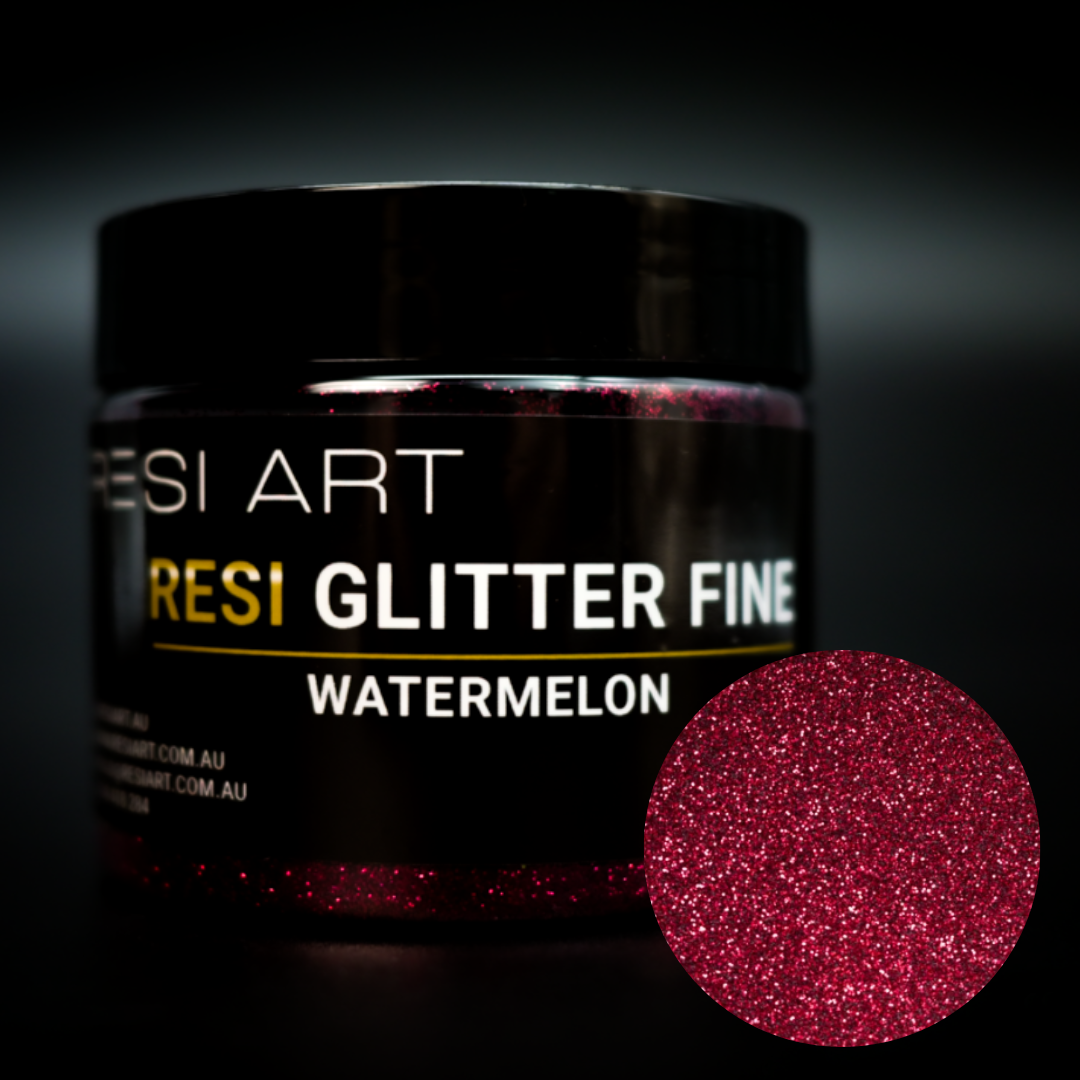 Resi Glitter Fine 100g - Watermelon