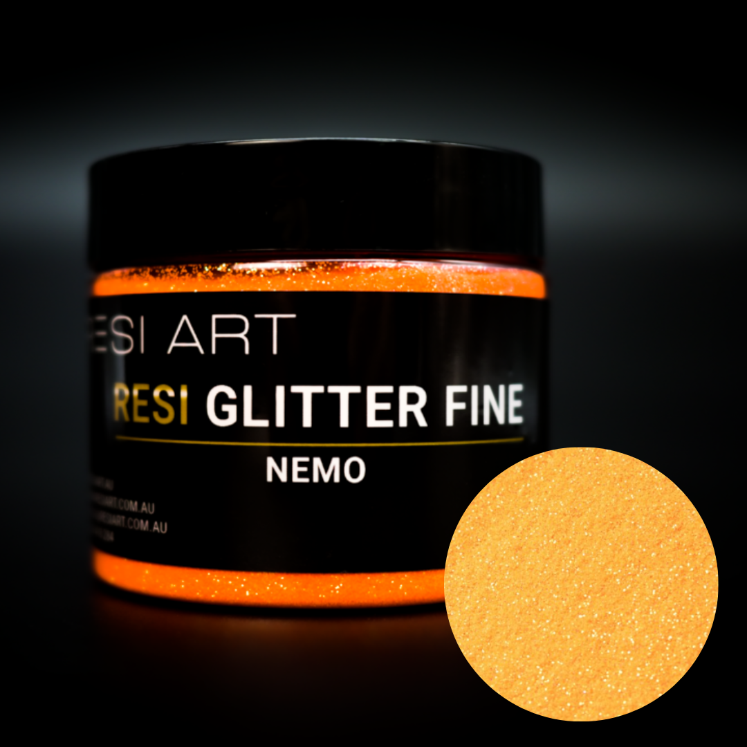 Resi Glitter Fine 100g - Nemo
