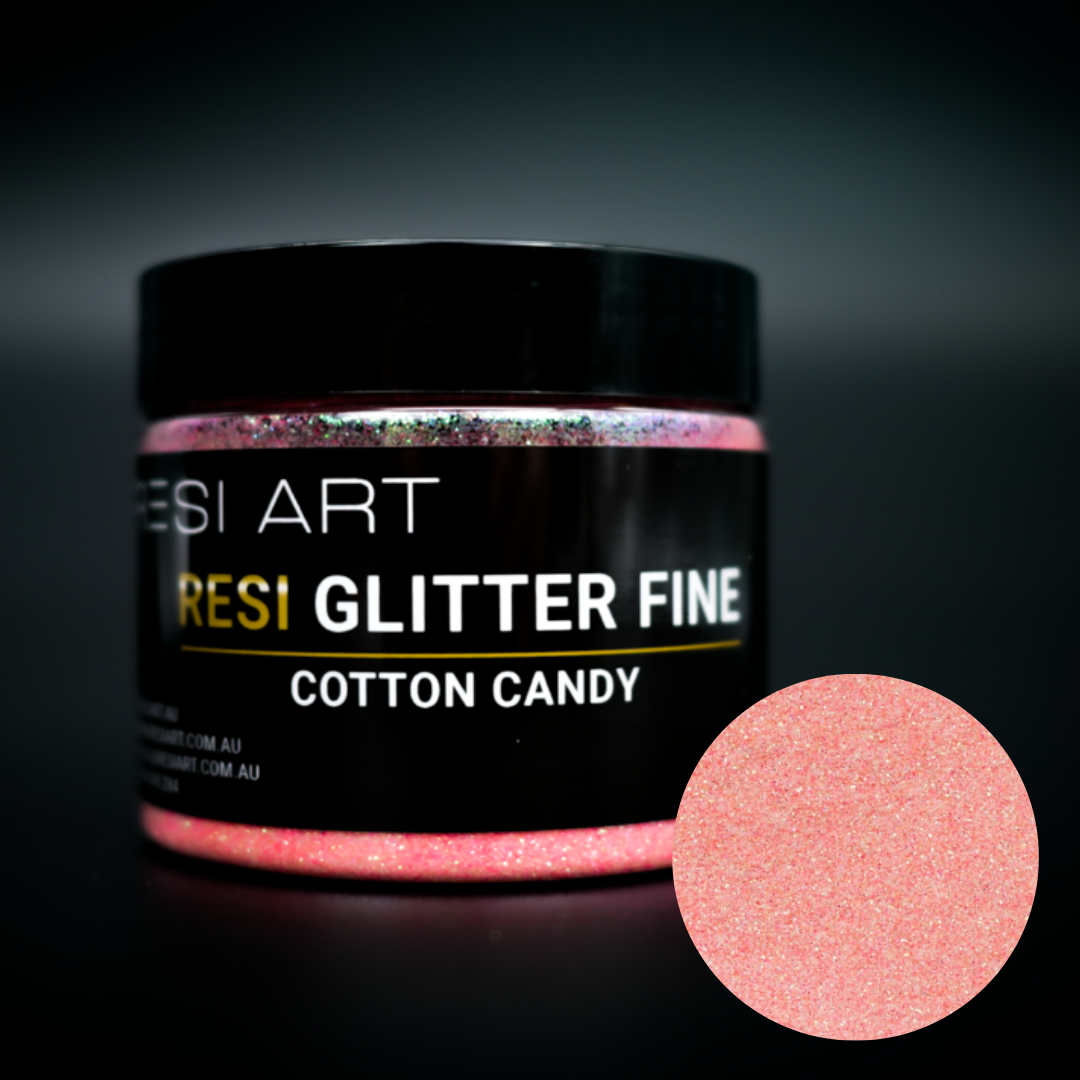 Resi Glitter Fine 100g - Cotton Candy