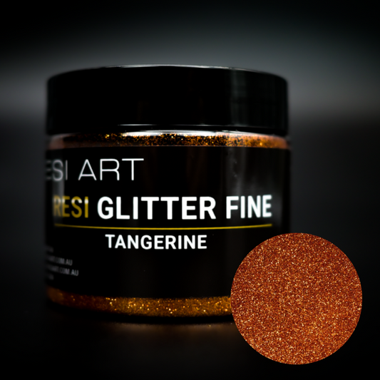 Resi Glitter Fine 100g - Tangerine