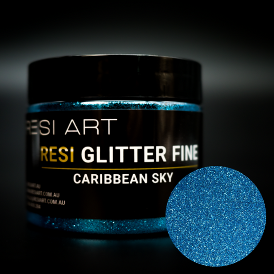 Resi Glitter Fine - Caribbean Sky