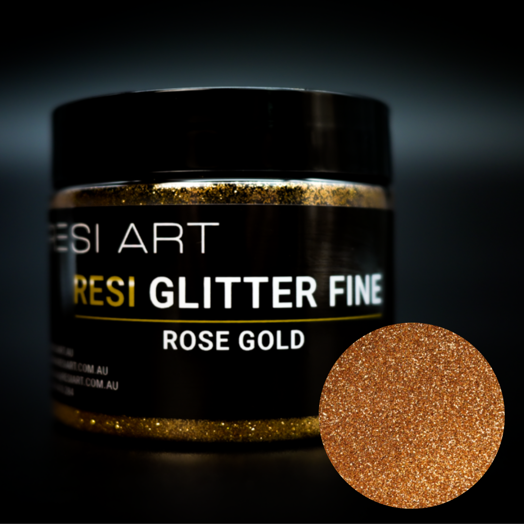 Resi Glitter Fine 100g - Rose Gold