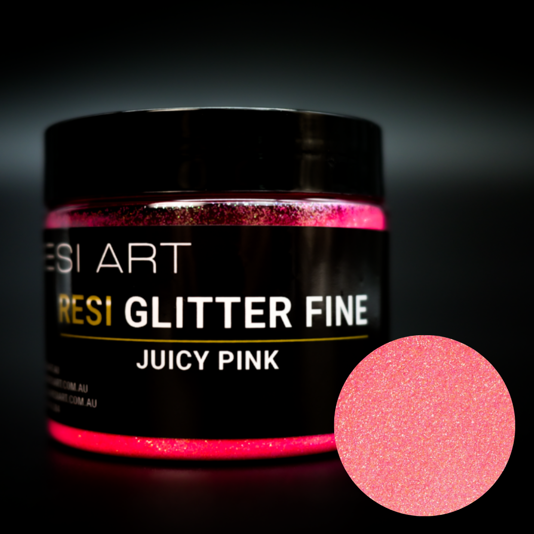 Resi Glitter Fine 100g - Juicy Pink