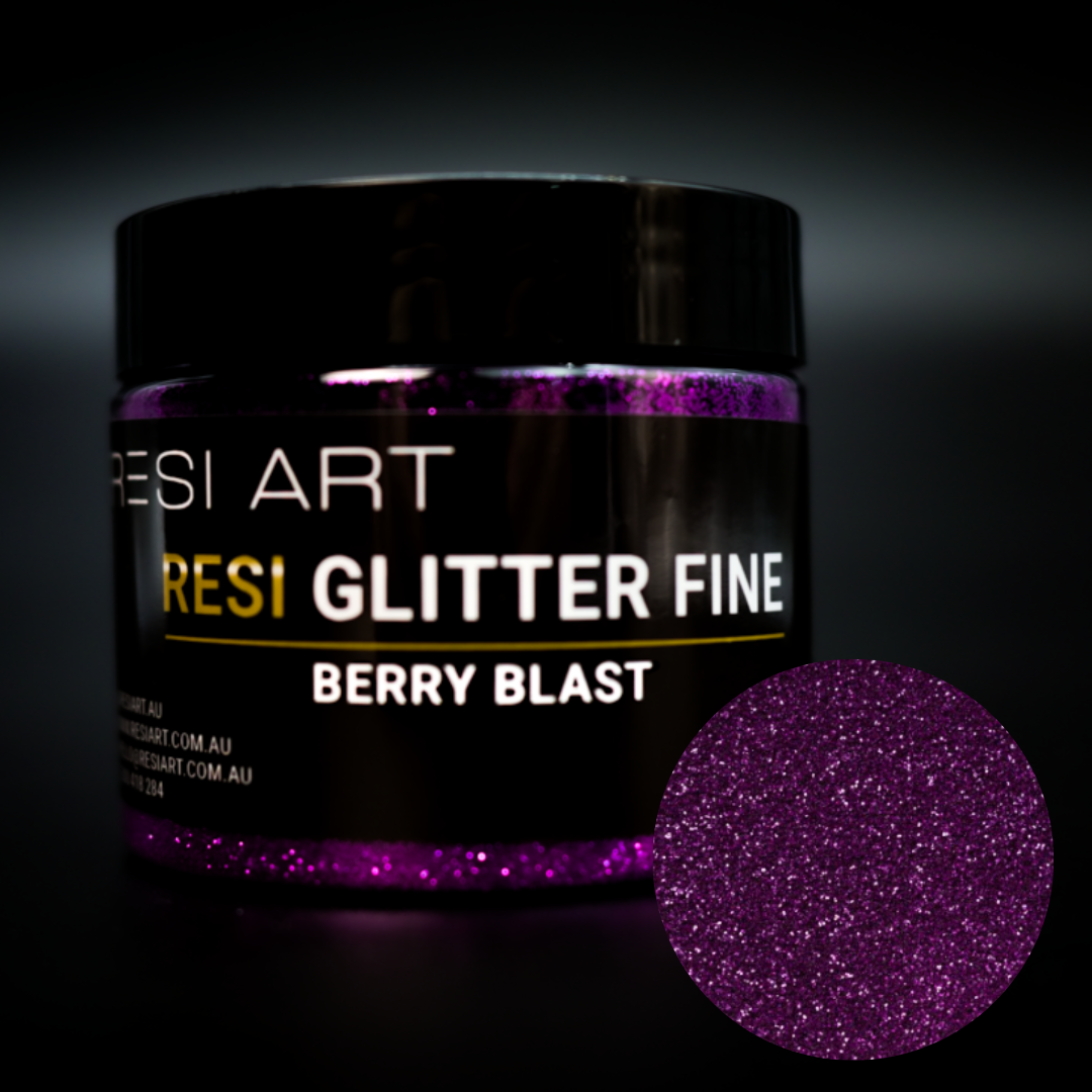 Resi Glitter Fine 100g - Berry Blast