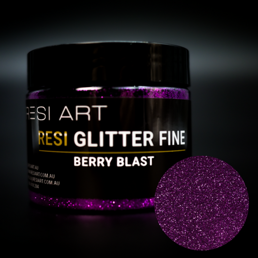 Resi Glitter Fine - Berry Blast