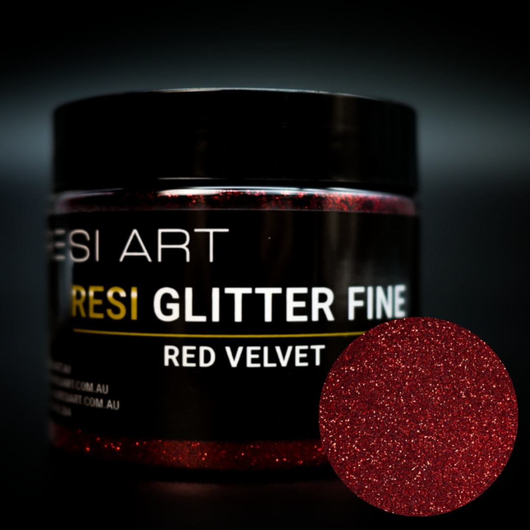 Resi Glitter Fine 100g - Red Velvet