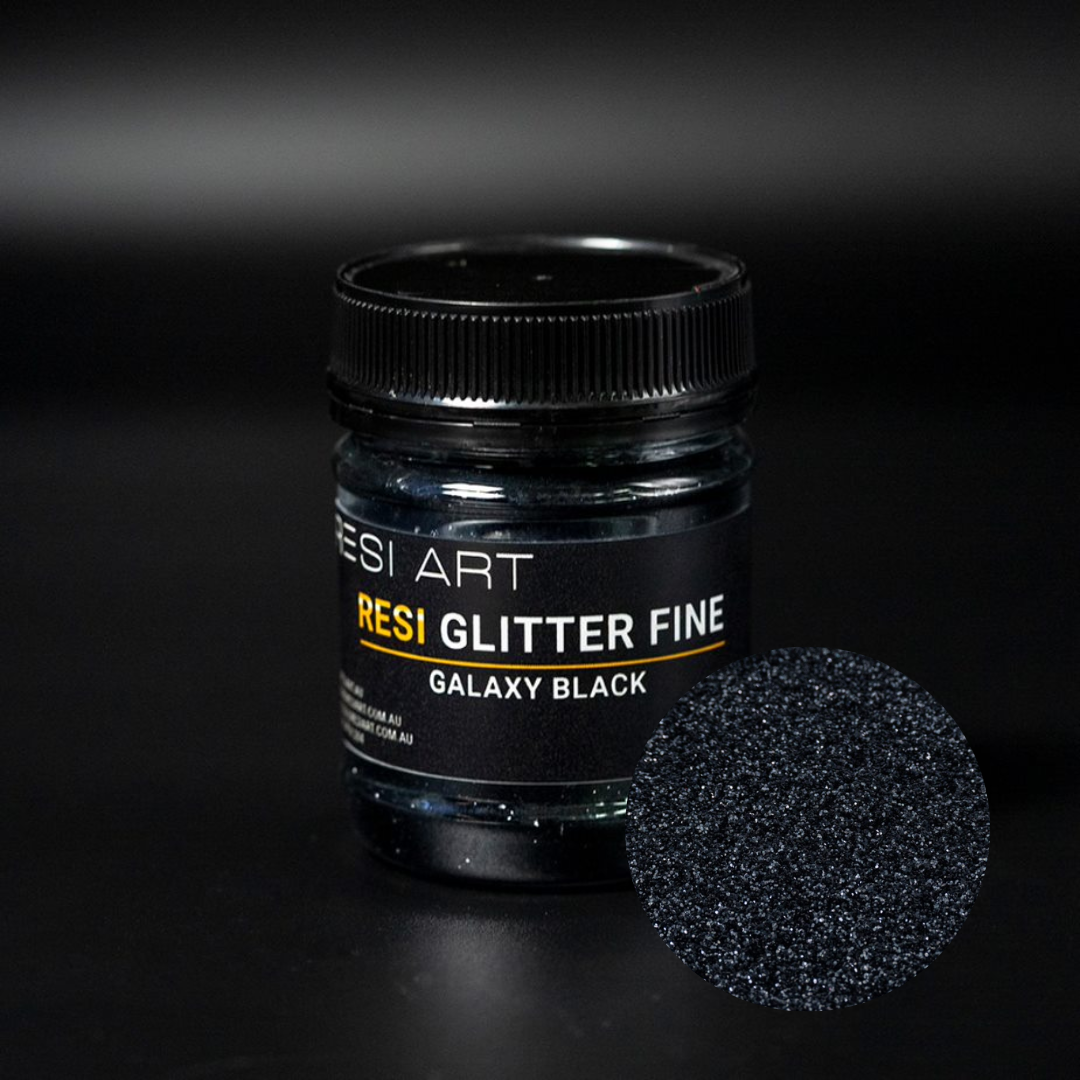 Resi Glitter Fine - Galaxy Black - Resi Art