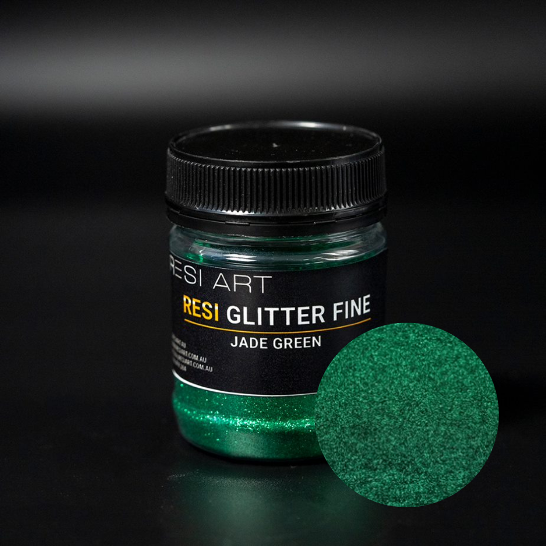 Resi Glitter Fine - Jade Green - Resi Art