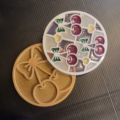 Resi Template Coasters Daisy 2 Pack - Resi Art