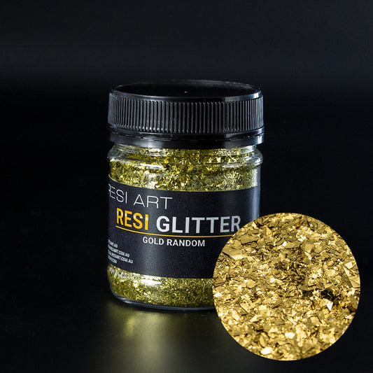 Resi Glitter - Gold Random - Resi Art