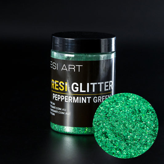 Resi Glitter - Peppermint Green - Resi Art