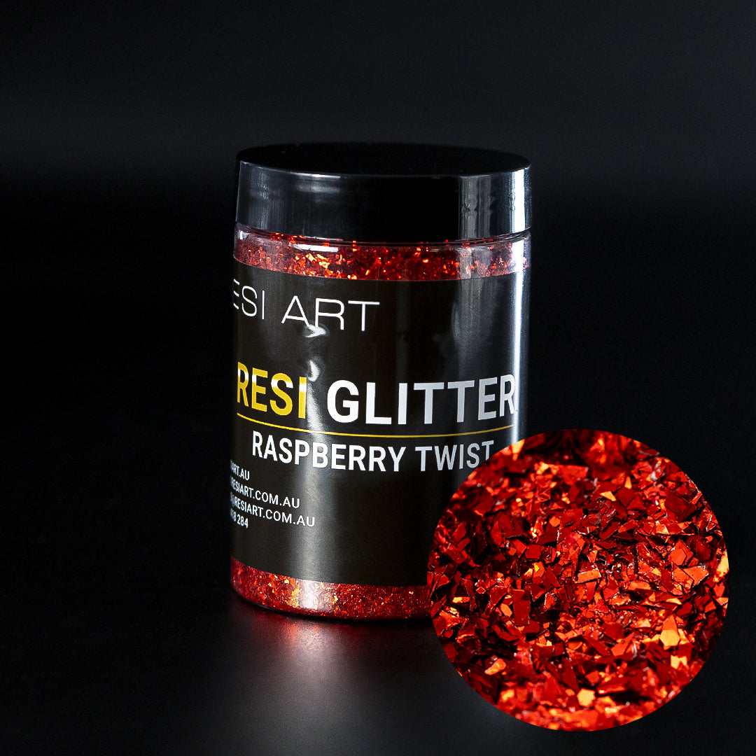 Resi Glitter - Raspberry Twist - Resi Art