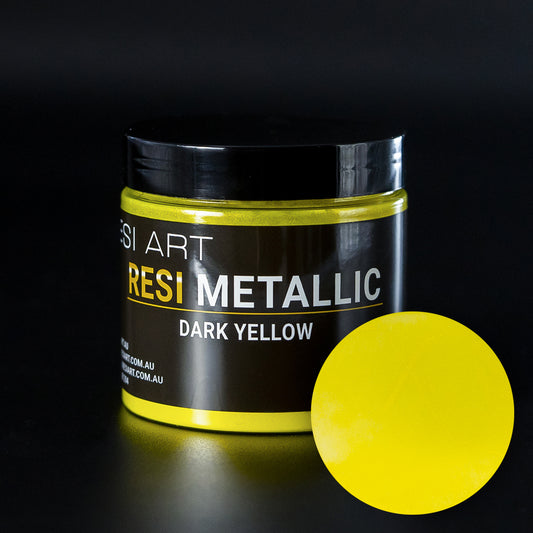 Resi Metallic - Dark Yellow - Resi Art