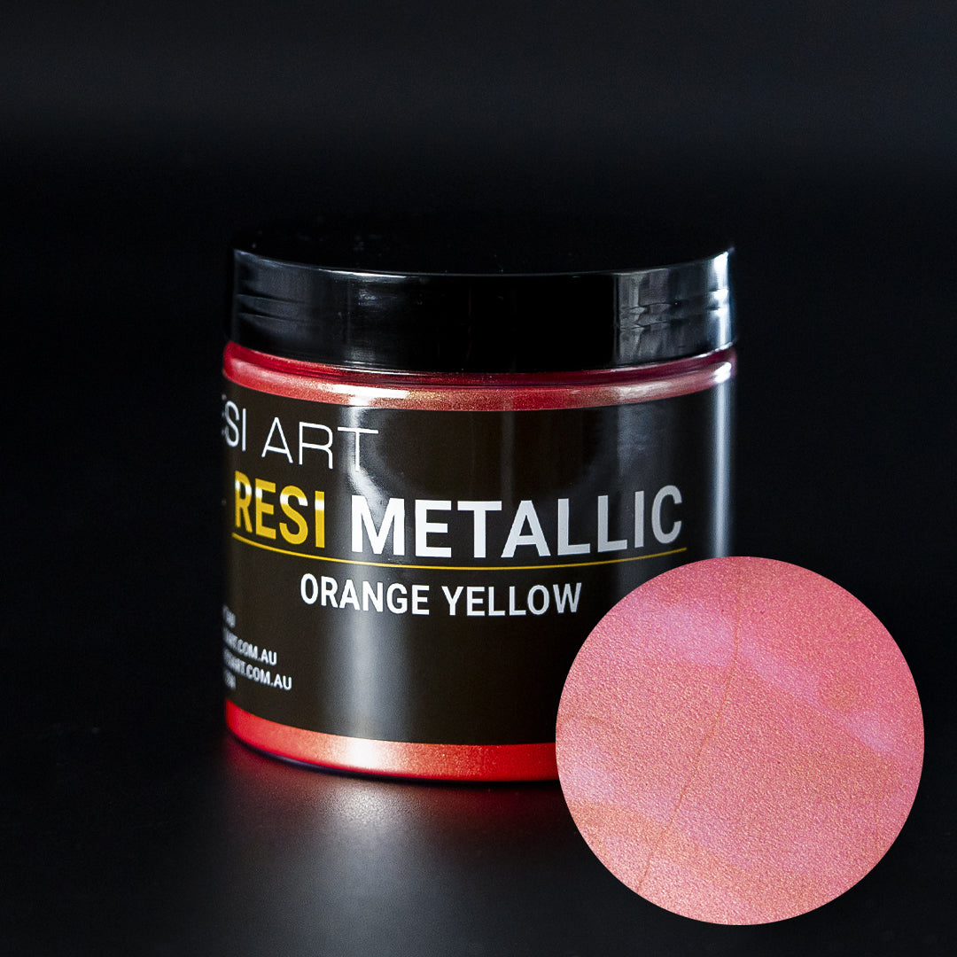 Resi Metallic - Orange Yellow - Resi Art